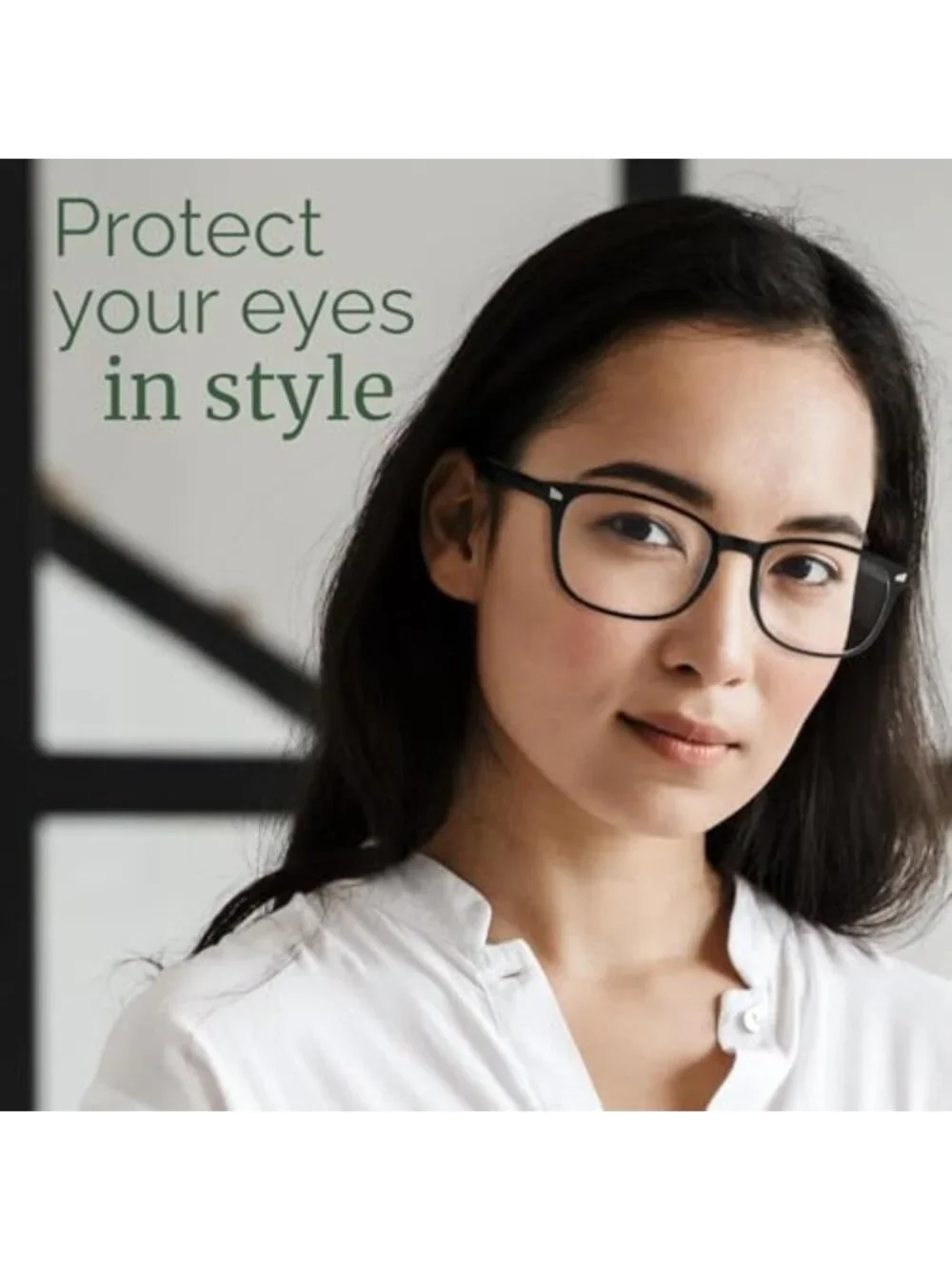 Stylish Blue Light Blocking Glasses - 6 Pack for Men & Women, Square Frame
